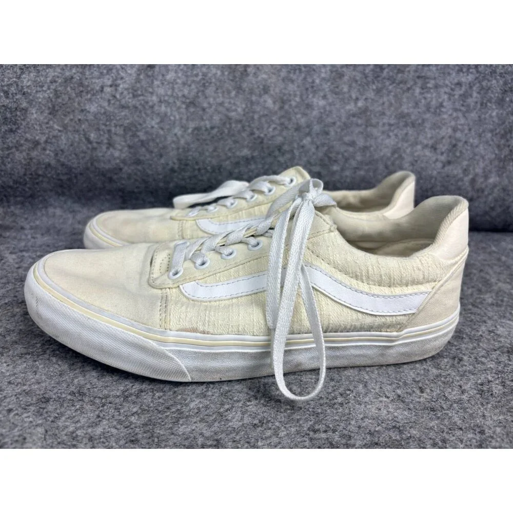 VANS OLD SKOOL Deluxe Shoe Women's 9 Yellow‎ Low Top Lace Up Skater